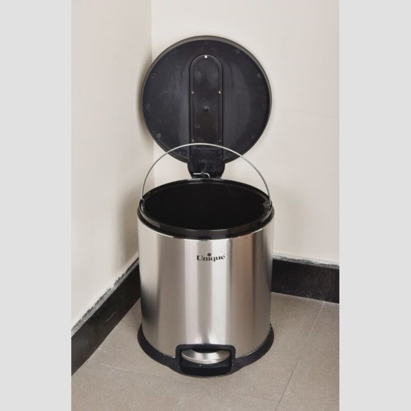 سطل زباله استیل یونیک مدل 2450 سایز14 لیتری