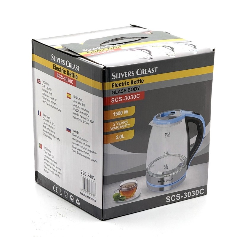 کتری برقی سیلور کرست مدل SCS-3030C گنجایش 2 لیتر
