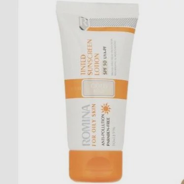 لوسیون ضد آفتاب رومینا مدل Gold Beige-50 حجم 50 میلی لیتر (روشن)