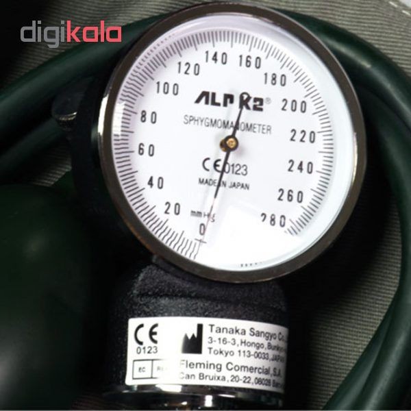 فشارسنج عقربه ای آلپیکادو مدل ALPK2 با کاف بازویی 32 سانت، دقت 3 میلیمتر جیوه، نمایش میانگین نتایج، صفحه نمایش خوانا،...