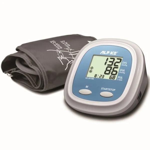 فشارسنج دیجیتال بازویی آلپیکادو مدل K2-2015M با دقت بالینی، نمایش ضربان قلب و آریتمی، حافظه 60 عدد، محاسبه میانگین، م...