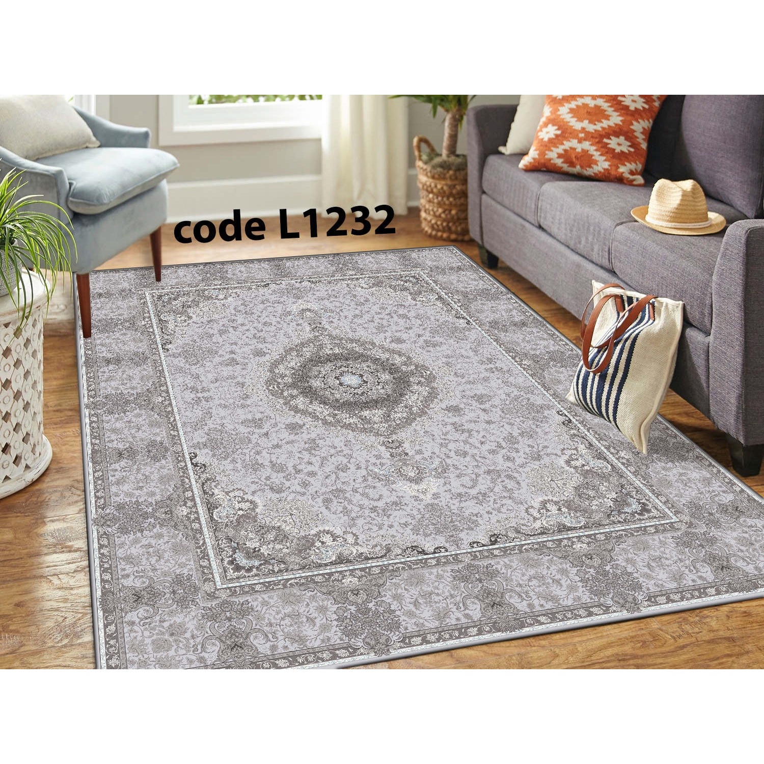 روفرشی کشدار (کاور فرش) و فرشینه و پادری کالای خواب متین کد L 1232