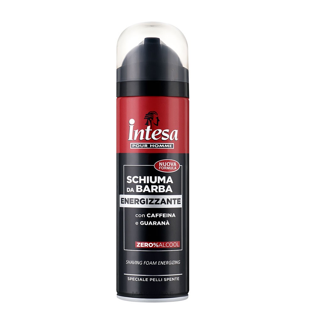 فوم اصلاح آقایان مدل Caffeina e Guarana حجم 300 میل برند اینتسا