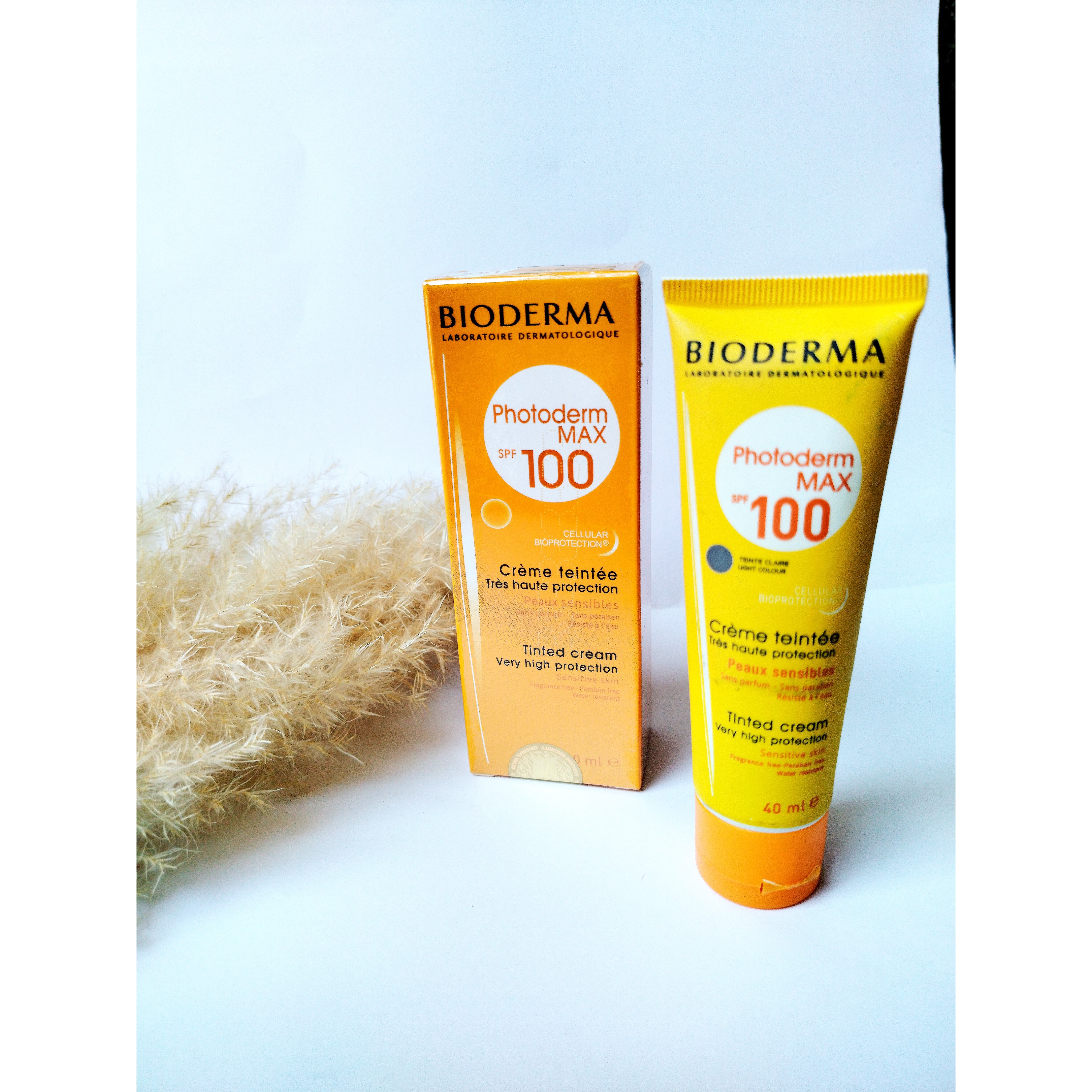 ضد آفتاب رنگی بیودرما spf100 اورجینال