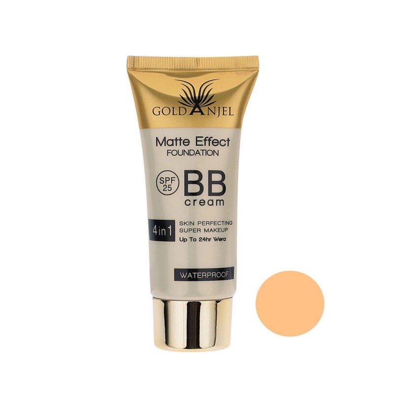 کرم پودر BB مایع SPF25 گلد آنجل مدل 4in1 شماره 2 مناسب برای انواع پوست حجم 60 میلی لیتر