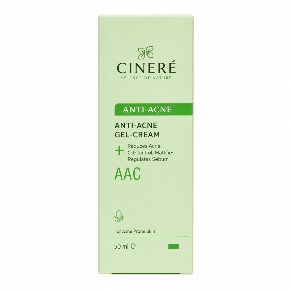 ژل کرم ضد جوش سینره مدل Anti Acne حاوی روغن درخت چای، سالیسیلیک اسید و زینک