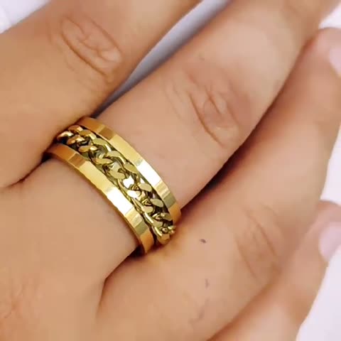 حلقه کارتیر طلایی