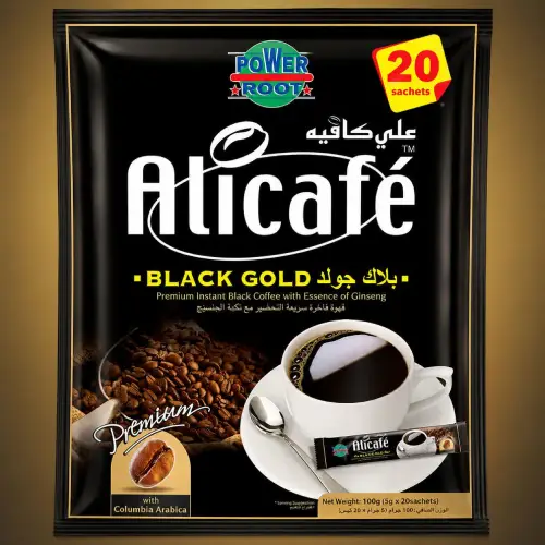 پودر قهوه علیکافیه اصل ساشه 20 عددی