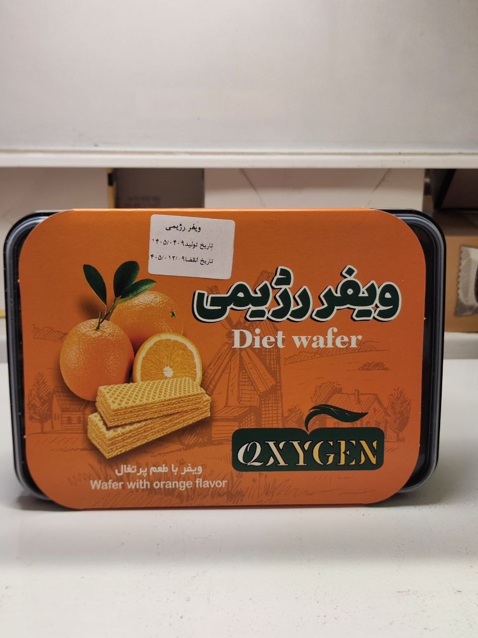 ویفر رژیمی پرتقال