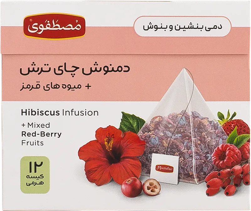 دمنوش چای ترش 12 عددی