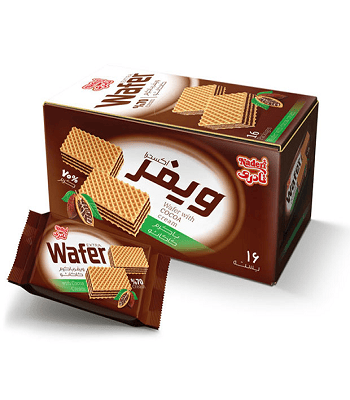 ویفر با طعم کاکائو نادری
