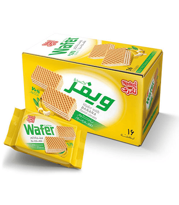 ویفر با طعم موزی نادری