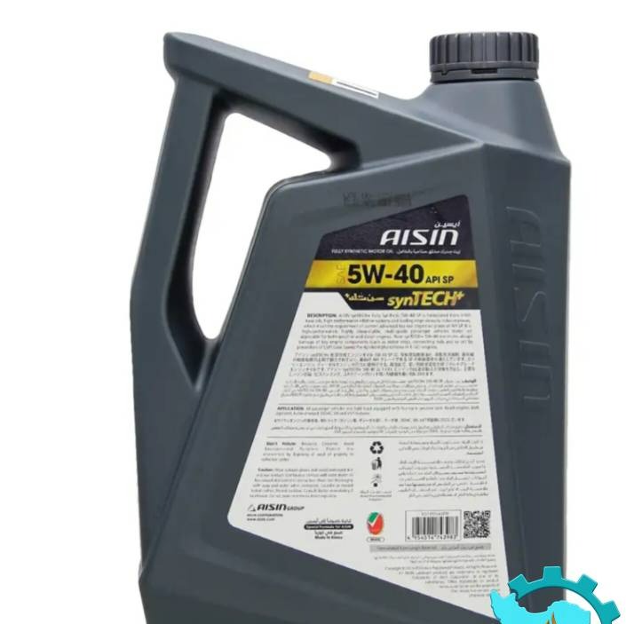 روغن موتور آیسین 5W40 SP Plus حجم 4 لیتر
