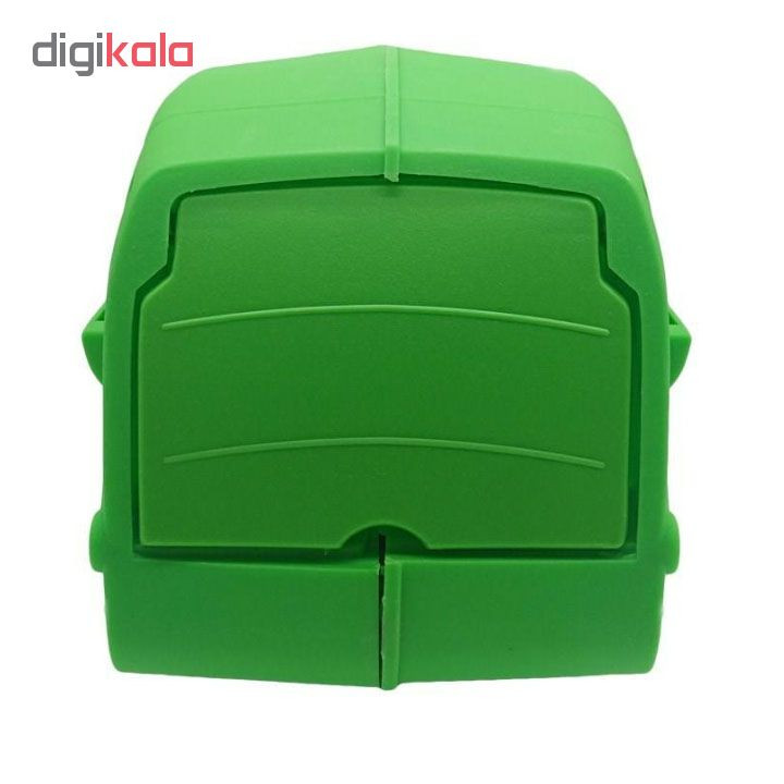 ماشین بازی حمل زباله پلاستیکی متفرقه مدل ktm-14 با 4 چرخ قطر 8 سانتیمتر و ابعاد 300x170x150 میلیمتر