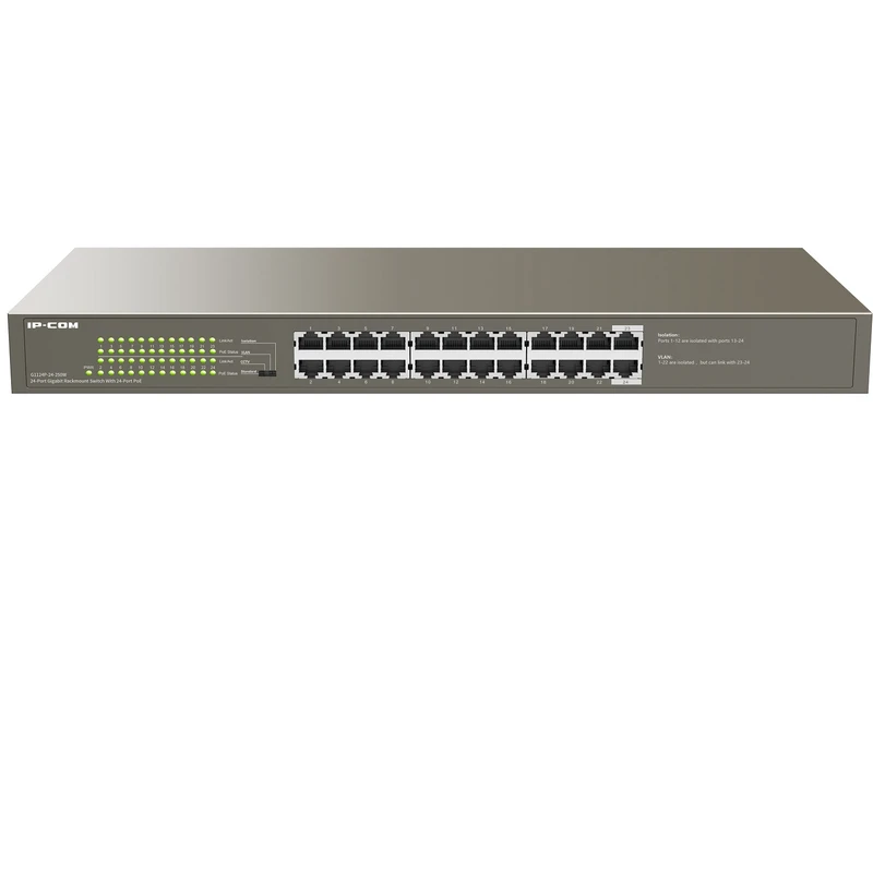 سوییچ 24 پورت POE مدل G1124P-24-250W برند IP-COM