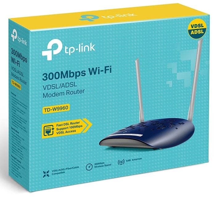 مودم روتر ADSL/VDSL مدل TD-W9960 برند tp-link