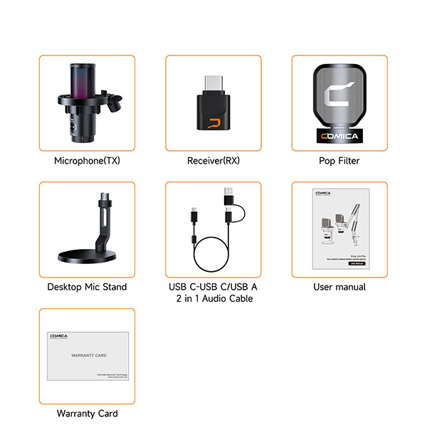 میکروفن رومیزی کامیکا مدل EJOY UNI PRO D