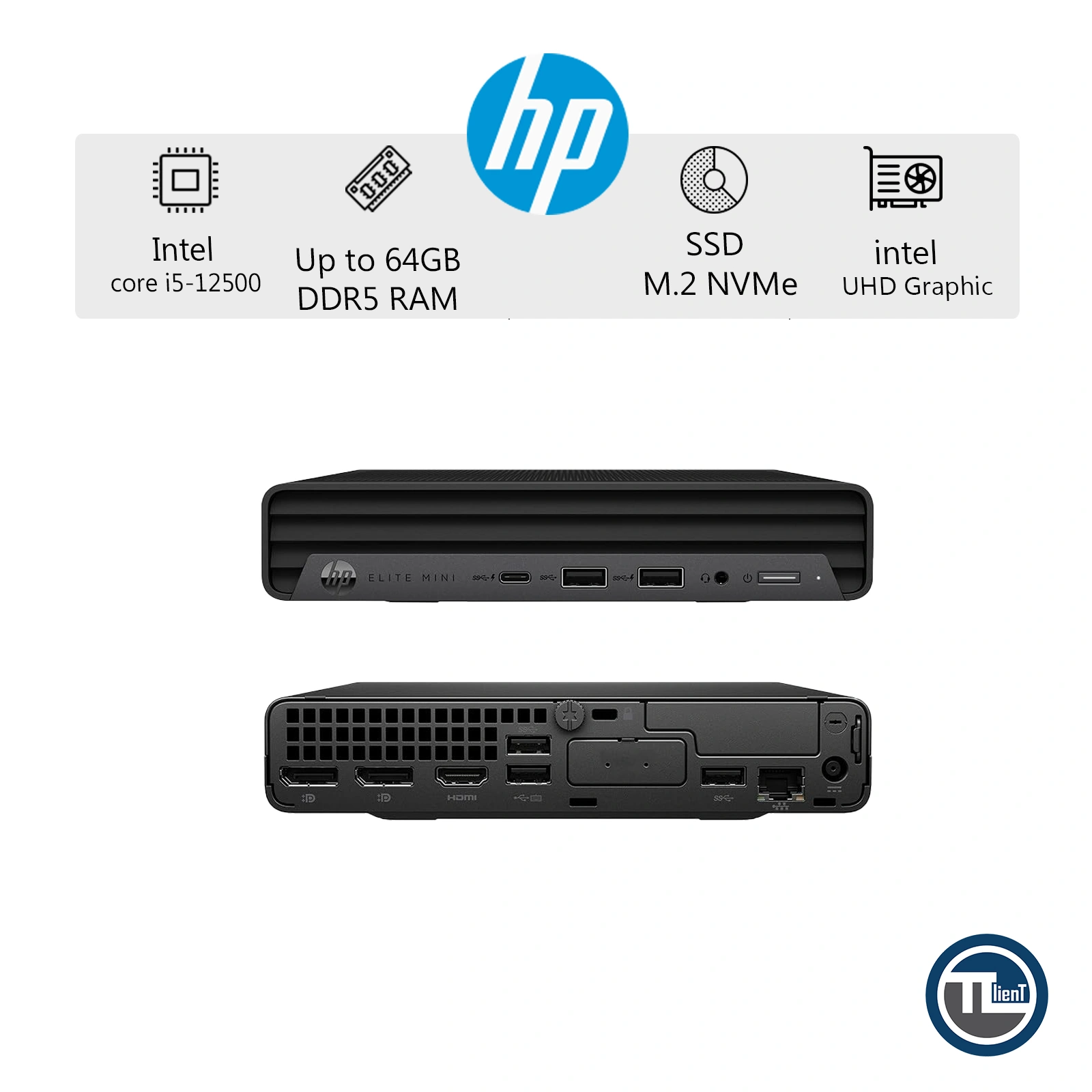 مینی پی سی (i5-12500) HP EliteDesk 600 G9