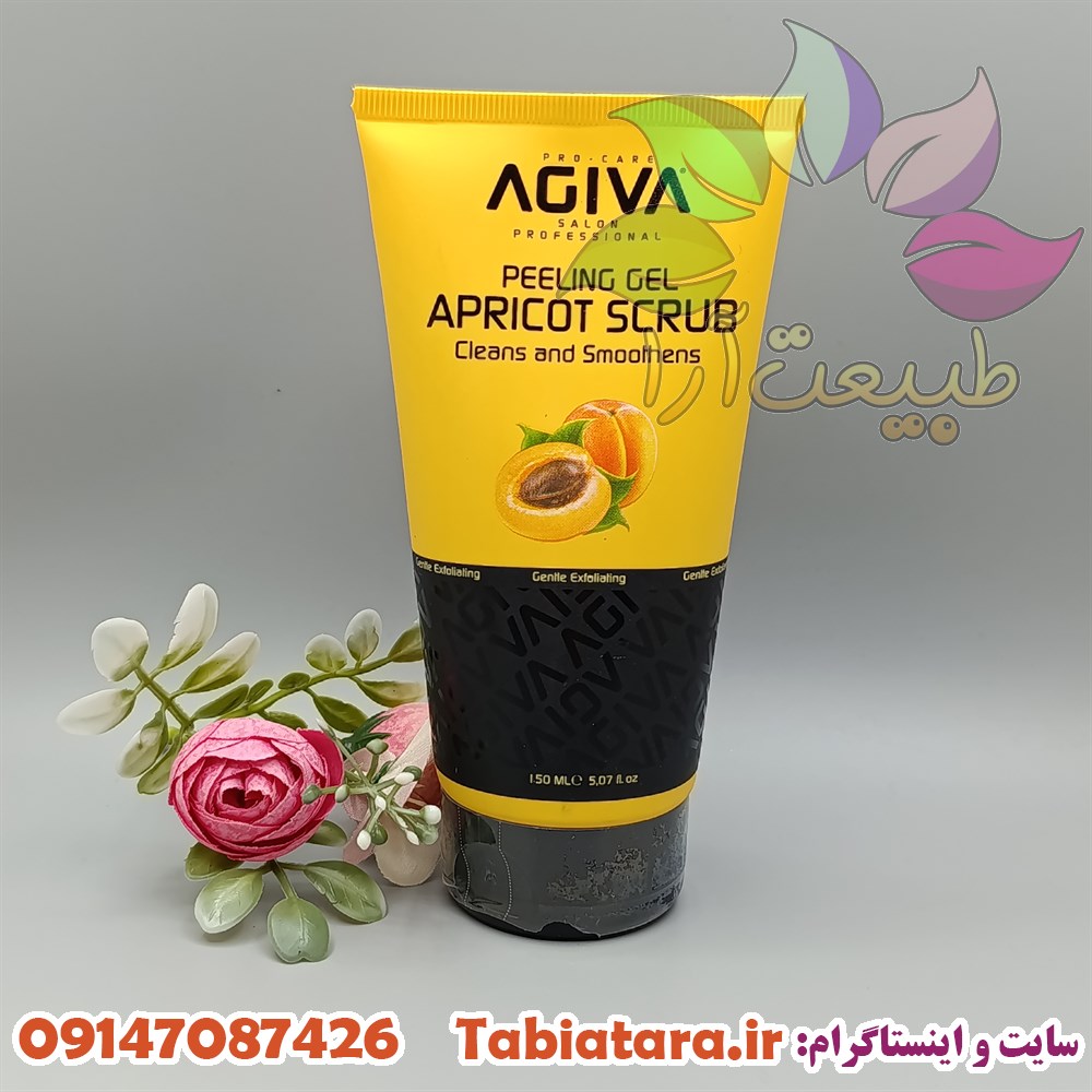 اسکراپ لایه بردار آگیوا Agiva با رایحه زردآلو