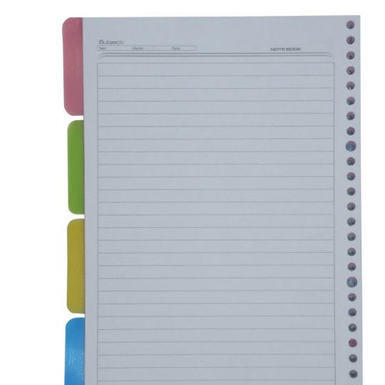 کاغذ کلاسور کد K001 بسته 100 عددی