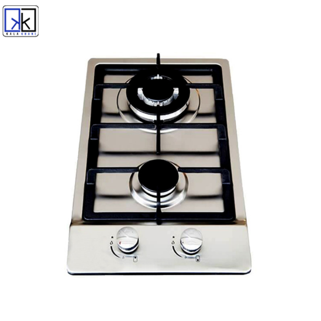 اجاق گاز صفحه ای استیل دوشعله دنپاسر مدل ST2R