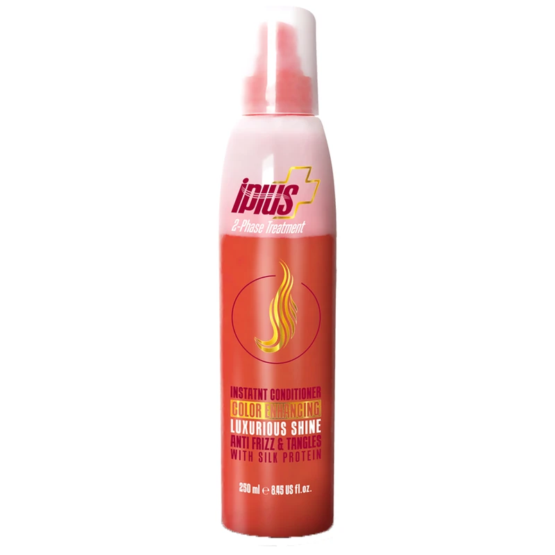ماسک دو فازی موی سر مناسب موهای رنگ شده مدل COLOR ENHANCING حجم 250 میل آی پلاس - IPLUS