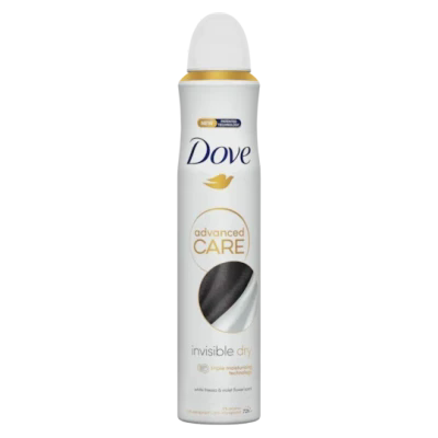 اسپری ضدتعریق DOVE ADVANCED CARE INVISIBLE DRY حجم 250 میل