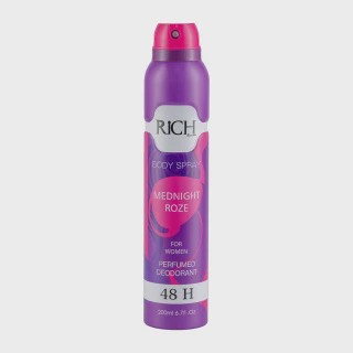 اسپری بدن زنانه ریچ بونومیا مدل Mednight Roze حجم 200 میلی لیتر