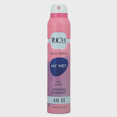 اسپری بدن زنانه ریچ بونومیا مدل my weyحجم 200 میلی لیتر
