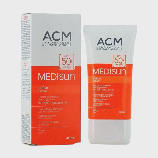ژل کرم ضد آفتاب ای سی ام مدل Medisun حاوی SPF50 حجم 40 میلی لیتر