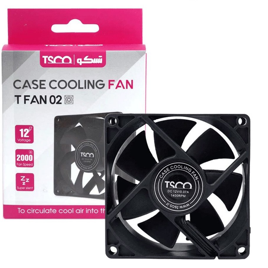 فن کیس 8 8 تسکو مدل TFAN02