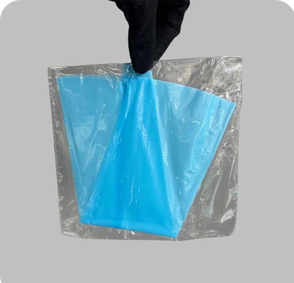 قیف سیلیکون 30 سانت(آبی)