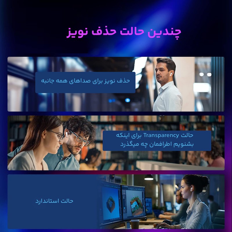 هدفون بلوتوثی هایلو مدل MoriPods ANC