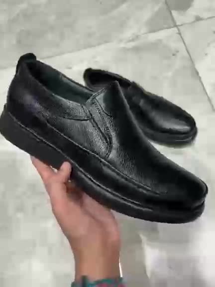 کفش چرم مردانه کد910 بازیره جدید