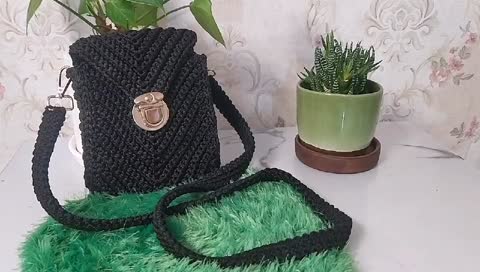کیف موبایل مکرومه