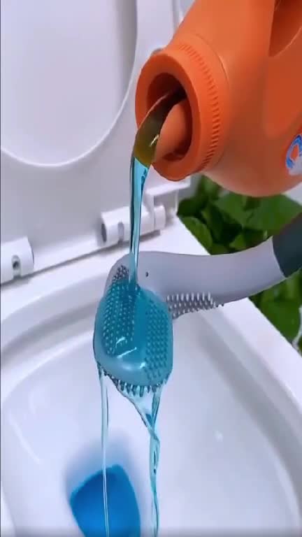 فرچه توالت شور دسته گلفی