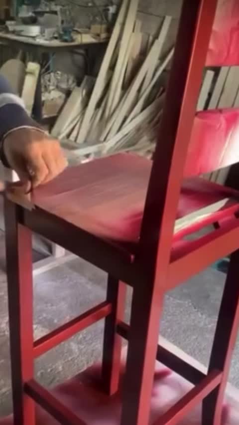 صندلی کانتر چوب روس ( پس کرایه )
