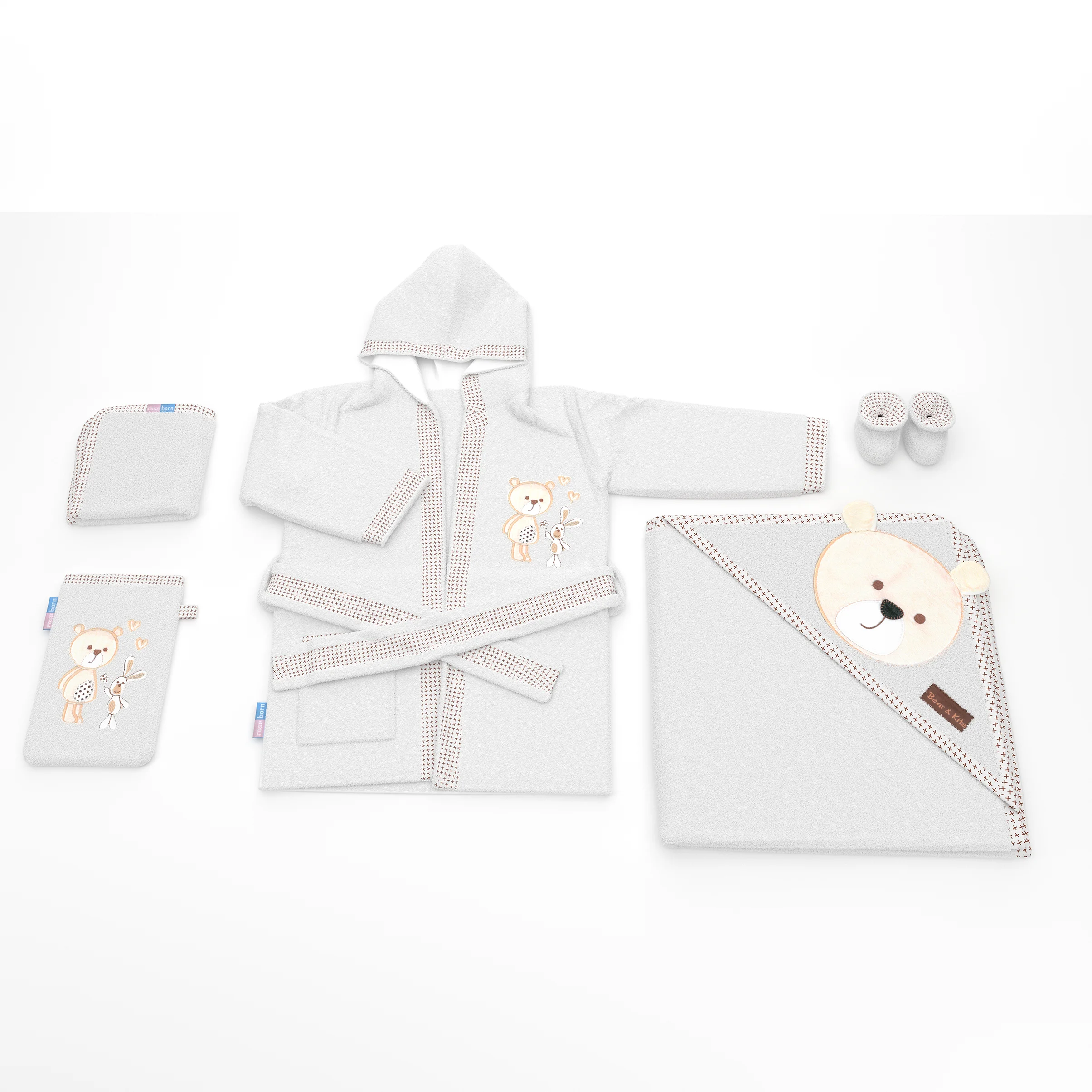 سرویس حوله پنج تکه Bear And Kite