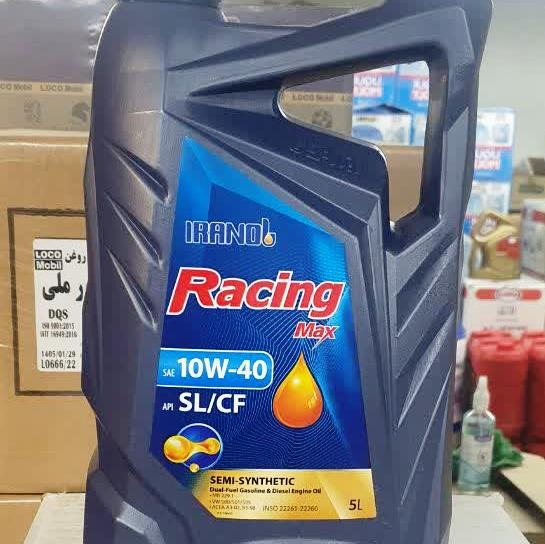 روغن ایرانول ریسینگ مکس 10W40 SL پنج لیتری