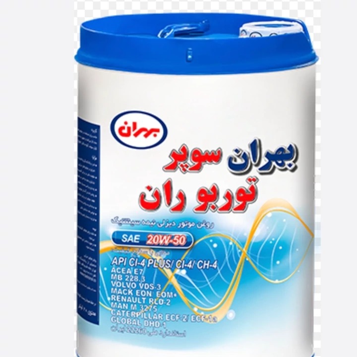 روغن بهران سوپر توربو ران 20W50 CI4 بیست لیتری