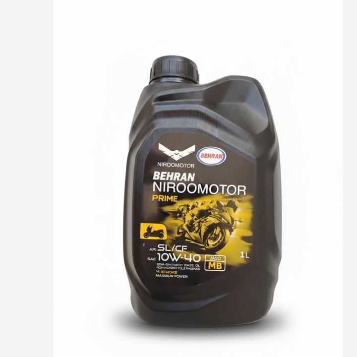 روغن موتور بهران نیروموتور 10W40 SL JASO MB یک لیتری