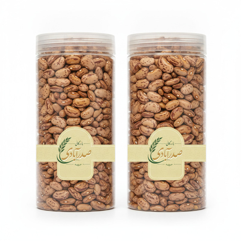 لوبیا چیتی بازرگانی صدرآبادی - 450 گرم بسته 2 عددی