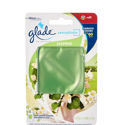 خوشبو کننده ماشین گلید Glade با رایحه گل یاسمن حجم 8 گرم
