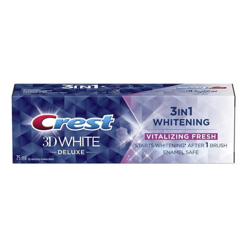 خمیر دندان کرست Crest سری 3D White مدل Vitalizing Fresh حجم 75 میل