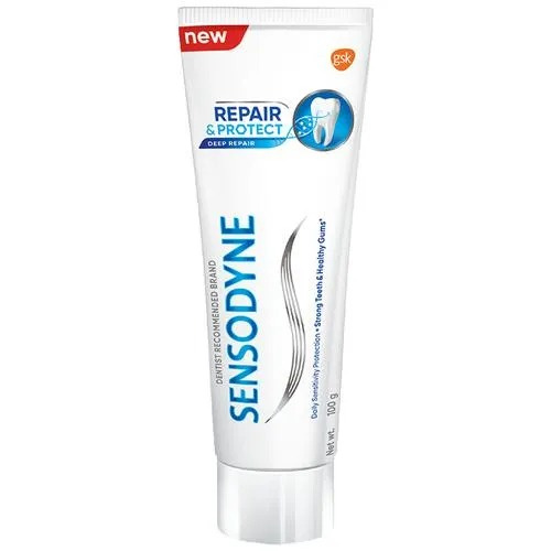 خمیر دندان سنسوداین Sensodyne مدل Repair and Protect حجم 100 گرم