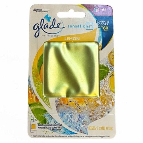 خوشبو کننده هوا گلید glade مدل کارتی آویز رایحه لیمو