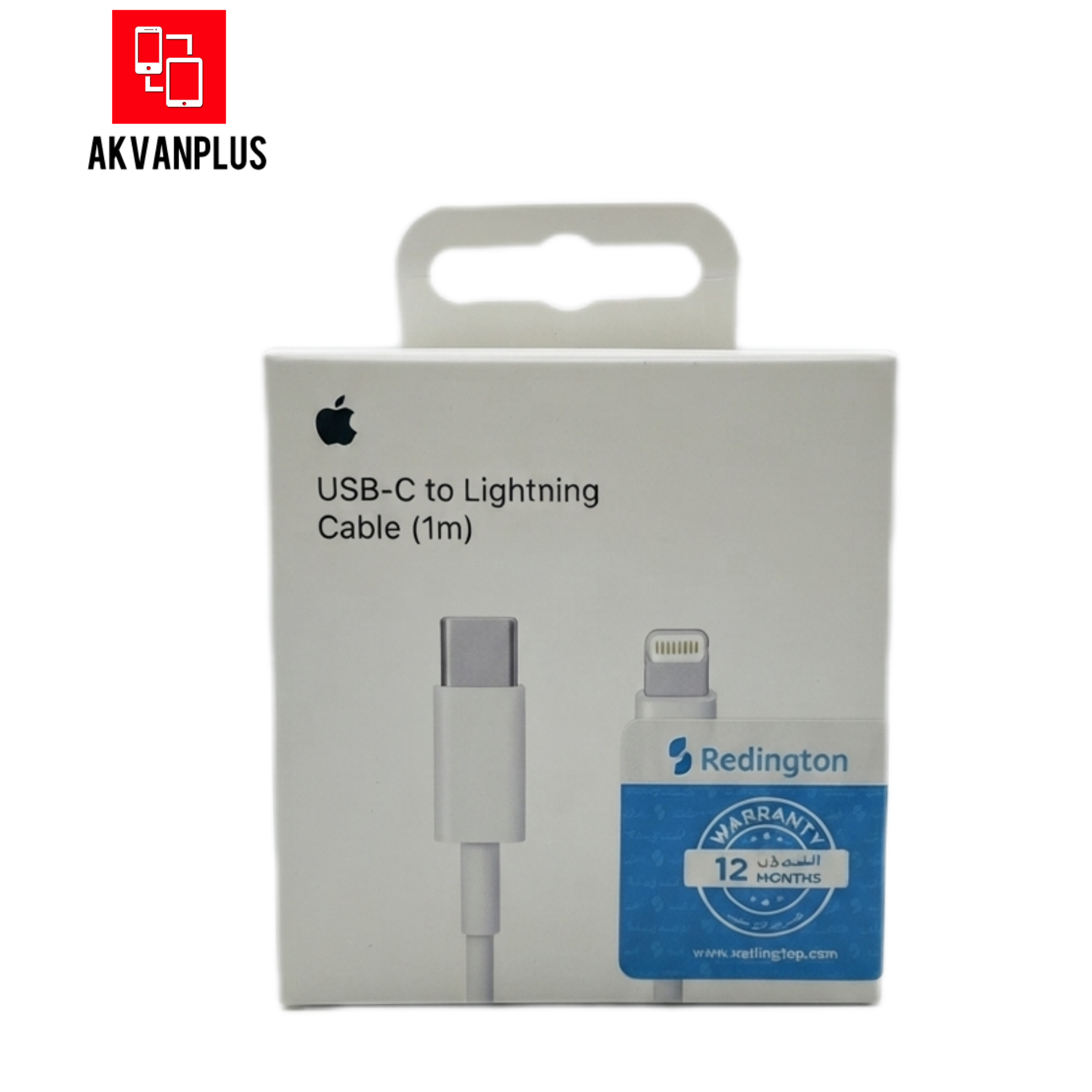 کابل شارژ اپل USB-C به Lightning (طول یک متر)