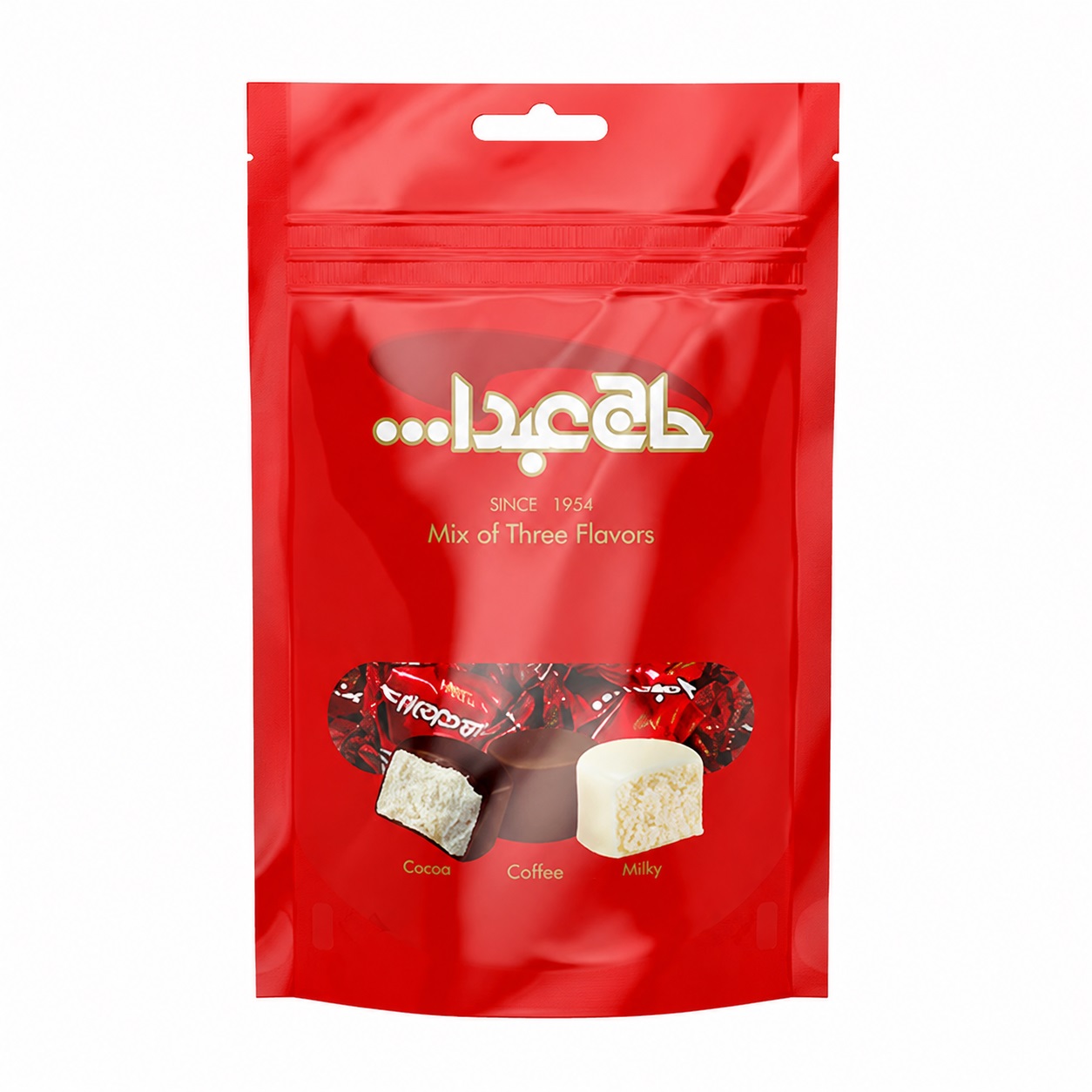 پشمک کیفی لقمه ای میکس حاج عبداله - 6260290001369