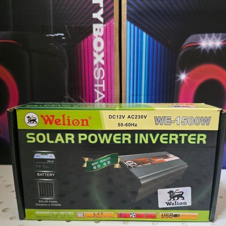 اینورتر شبه سینوسی 1500 وات ویلیون (Welion) مدل WE-1500W - تبدیل 12 به 230 ولت ارسال پس کرایه