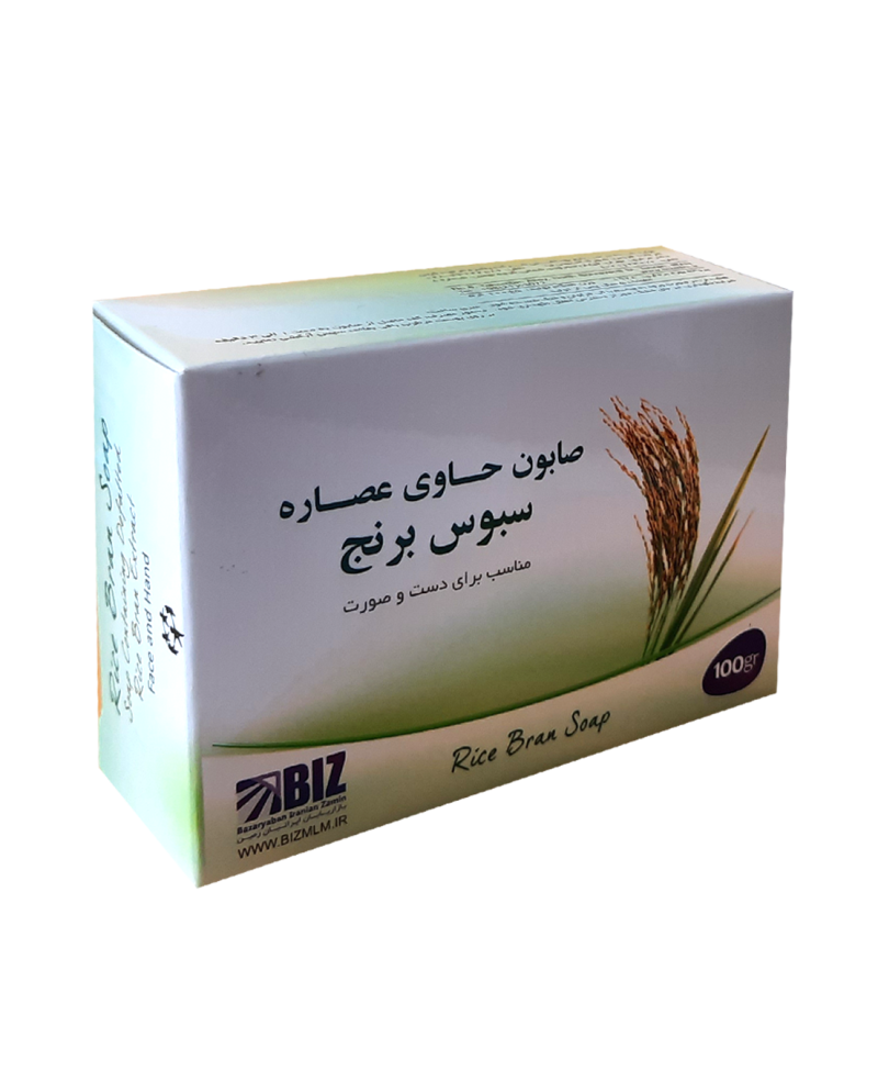صابون دست و صورت سبوس برنج بیز بسته 3 عددی